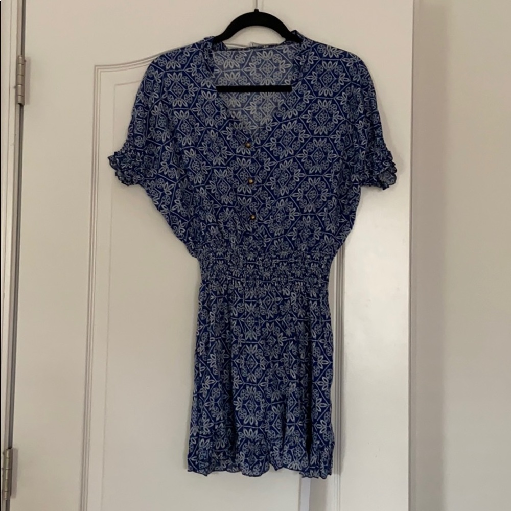NWT Goodnight Macaroon Navy Blue Mini Dress